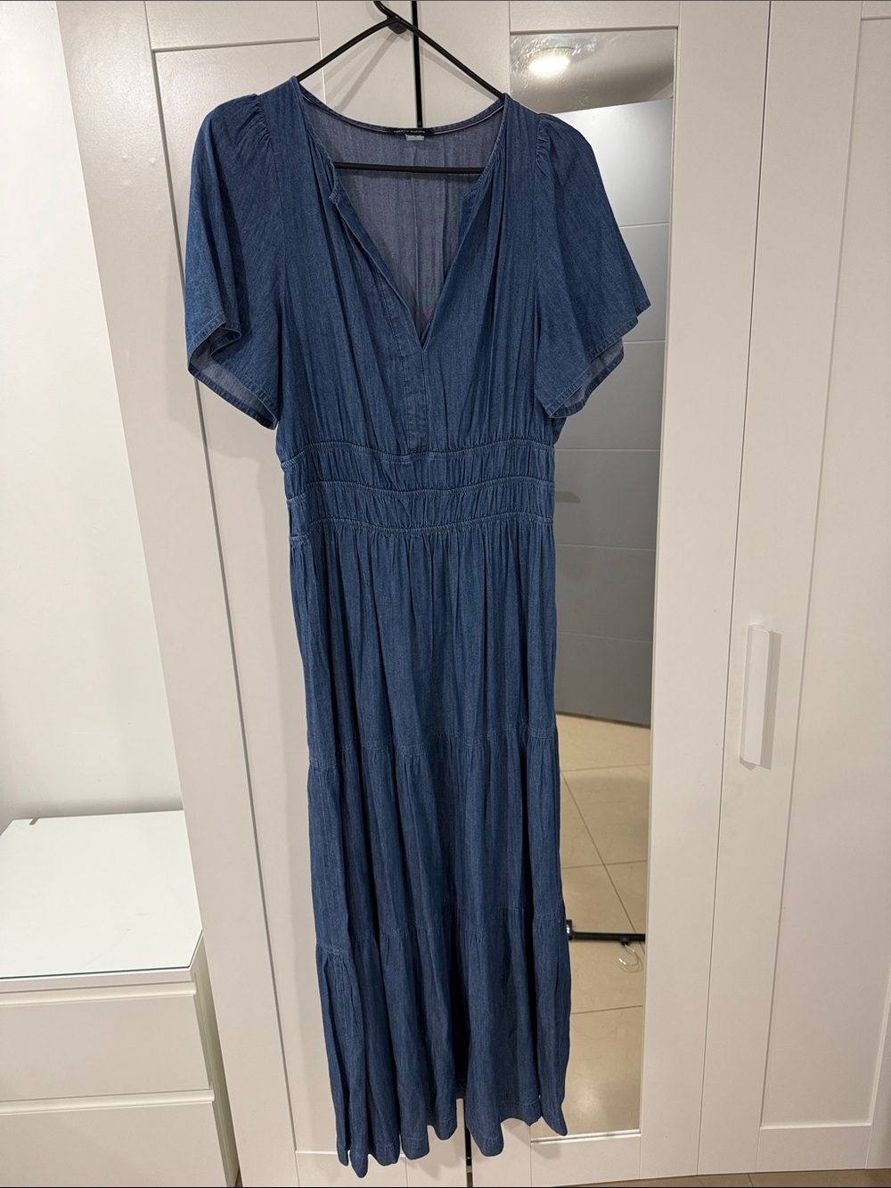 Tommy Hilfiger Denim-Style Navy Maxi Dress